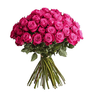 Bright Pink Rose Bouquet