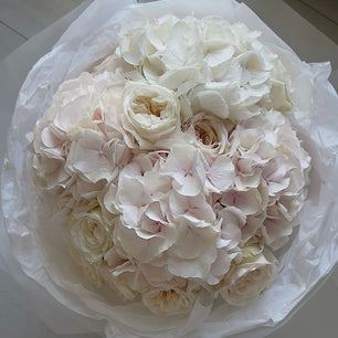 White Hydrangeas Bouquet